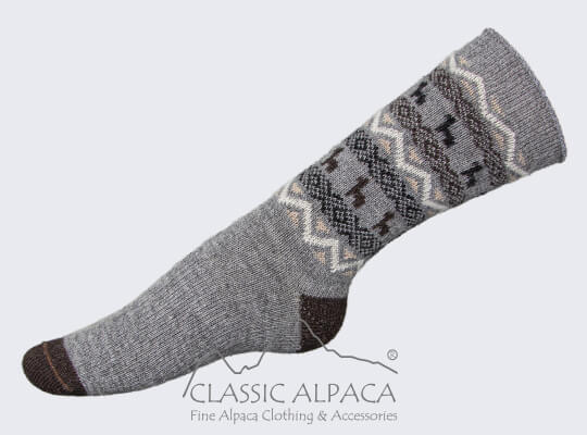Premium Alpaca Print Crew Socks Premium Alpaca Print Crew Socks