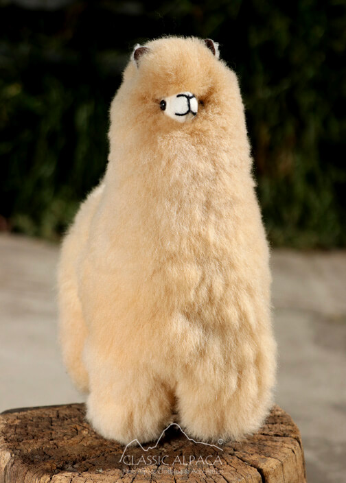 Baby Alpaca Fur-Standing Alpaca 12" Baby Alpaca Fur-Standing Alpaca 12"