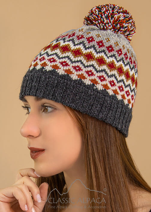 Jordana Alpaca Hat - Fleece Lining Jordana Alpaca Hat - Fleece Lining