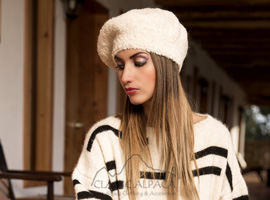 Alpaca Boucle Hat Beret