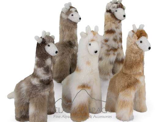 Baby Alpaca Fur - Giraffe Ornament 15 inches