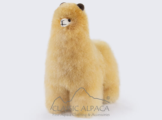 Baby Alpaca Cute Fur-Standing Alpaca 11 inches
