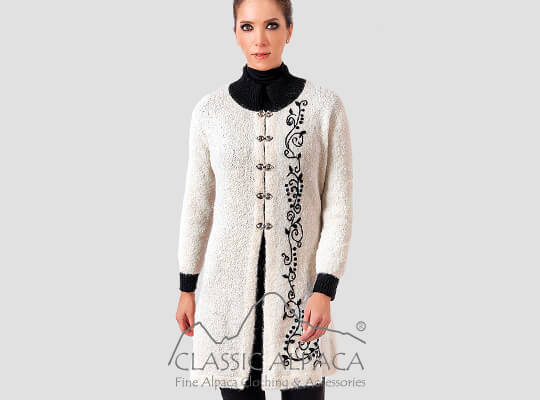 Boucle Alpaca Coat