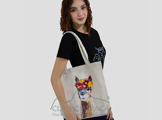 Alpaca Lady Tote Bag