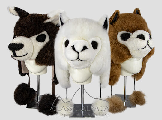 Premium Baby Alpaca Fur - Alpaca Hat With Ear Flaps