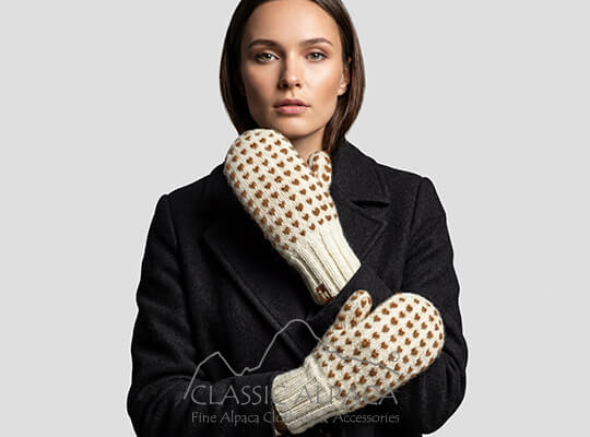 Alpaca Thrummed Mittens