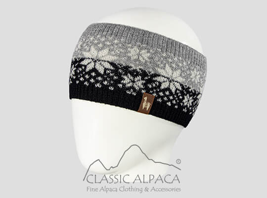 Snowflake Baby Alpaca Headband