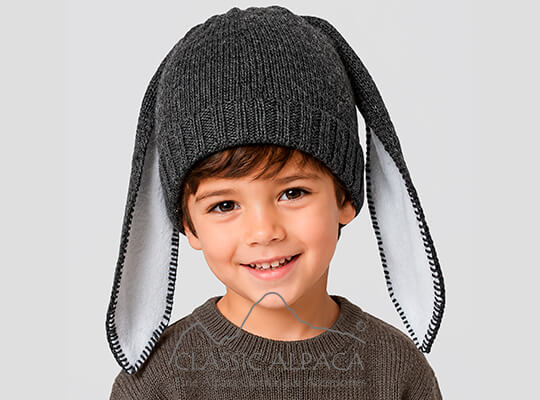 Baby Bunny Ears Alpaca Hat