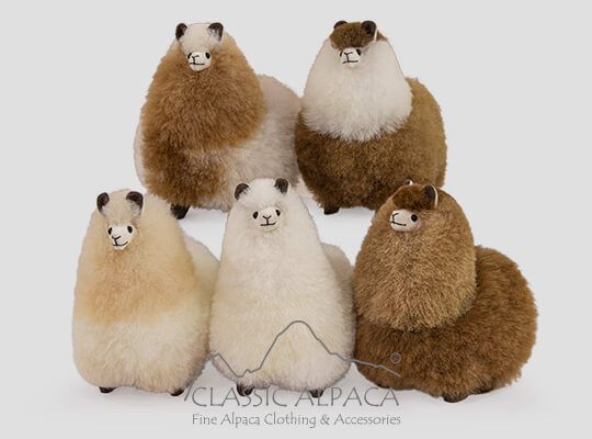 Alpaca Fur-Standing Alpaca 6 inches