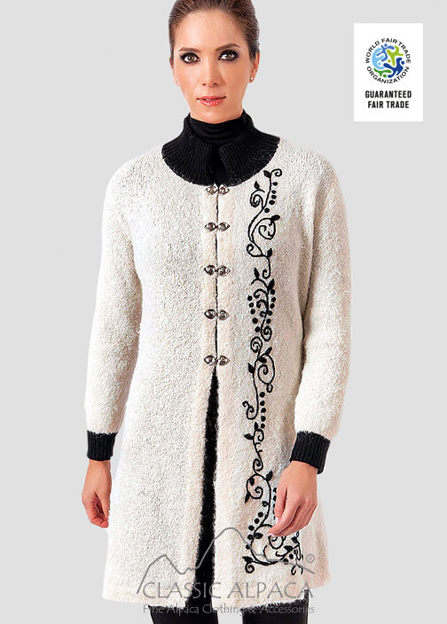 Boucle Alpaca Coat