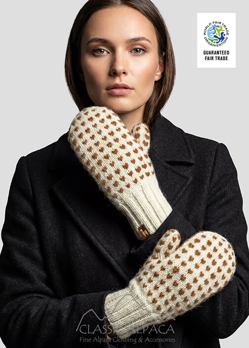 Alpaca Thrummed Mittens
