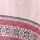 Natural - Red - Black Woodstock Alpaca Long Cardigan