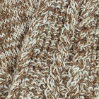 Mixt. Cinnamon Mlge. - Natural Alpaca Cable Fingerless Gloves