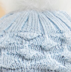 Priscilla Alpaca Fur Pompom Hat