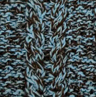 Alpaca Cable Fingerless Gloves